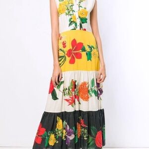 Carolina K Sleeveless Maxi Floral Dress